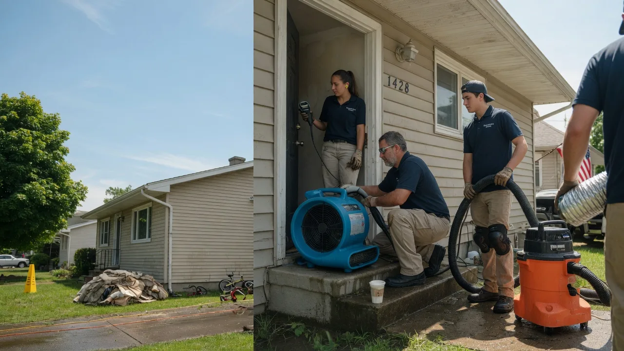 Water Damage Restoration in New Boston, IL near me